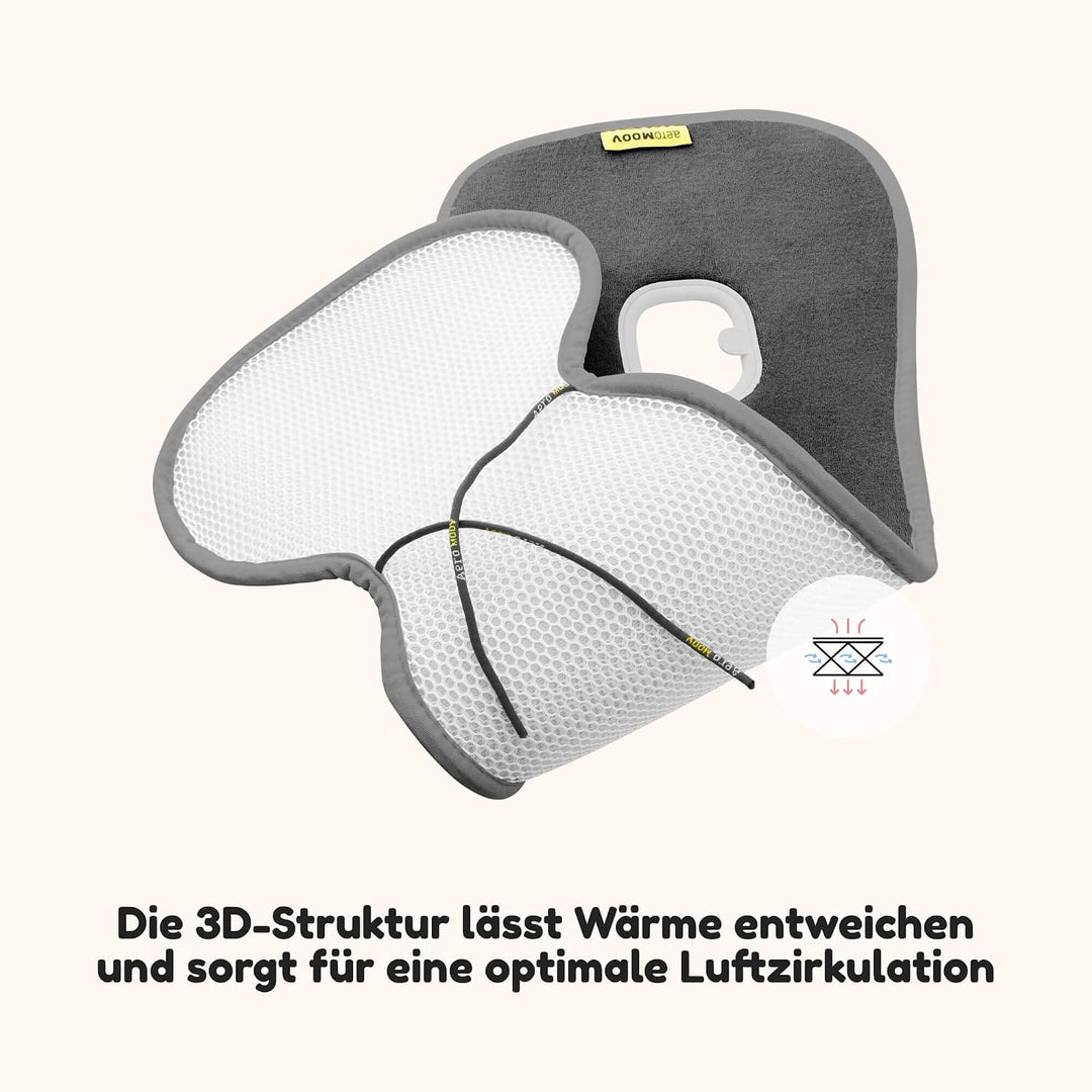AeroMoov - Baby Sitzauflage Air Layer - Einlage Für Autositz oder Kinderwagen - Gruppe B - Antischwi