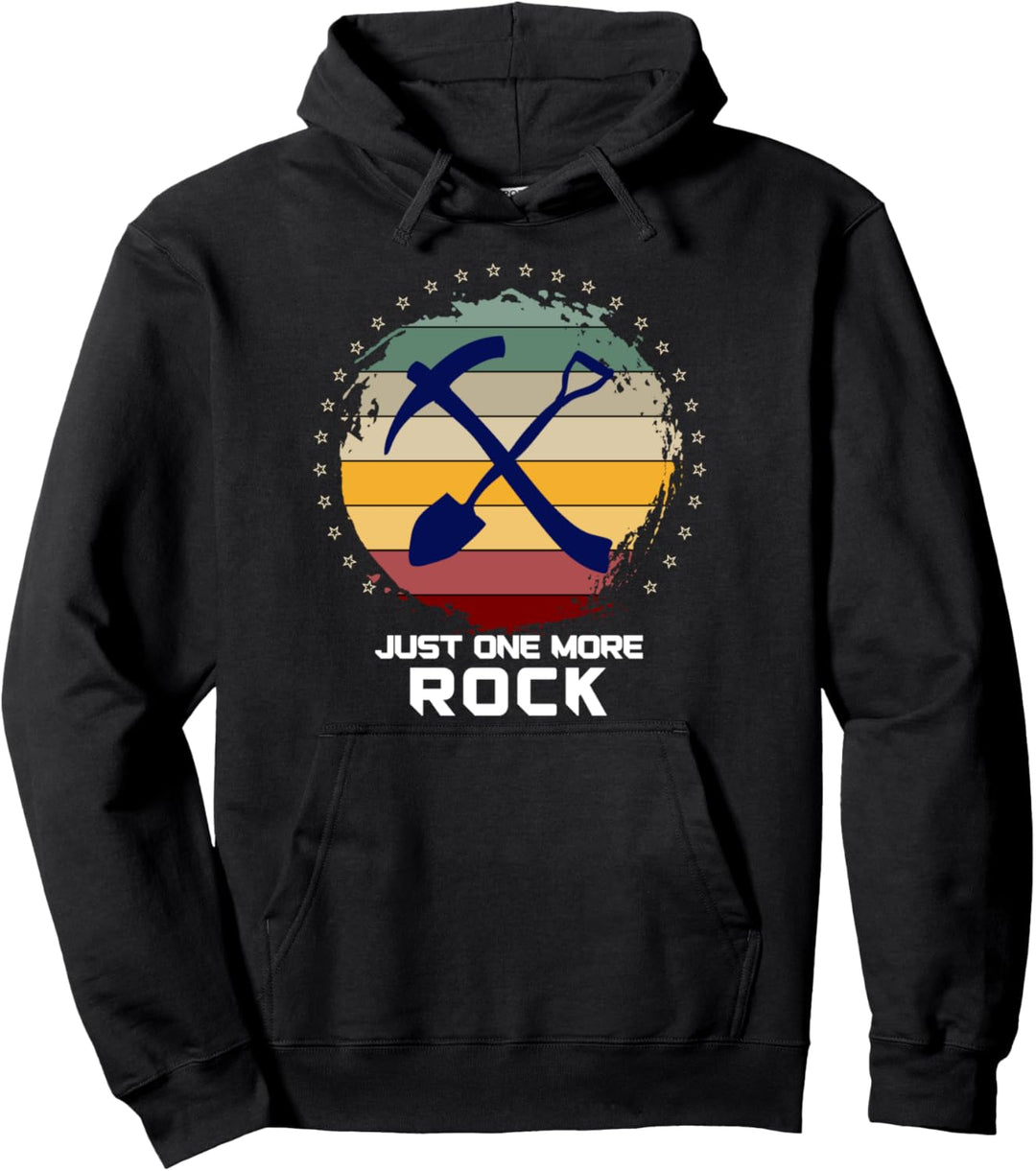 Gestein Sammler Nerd Lustiges Geschenk Retro Geologie Pullover Hoodie