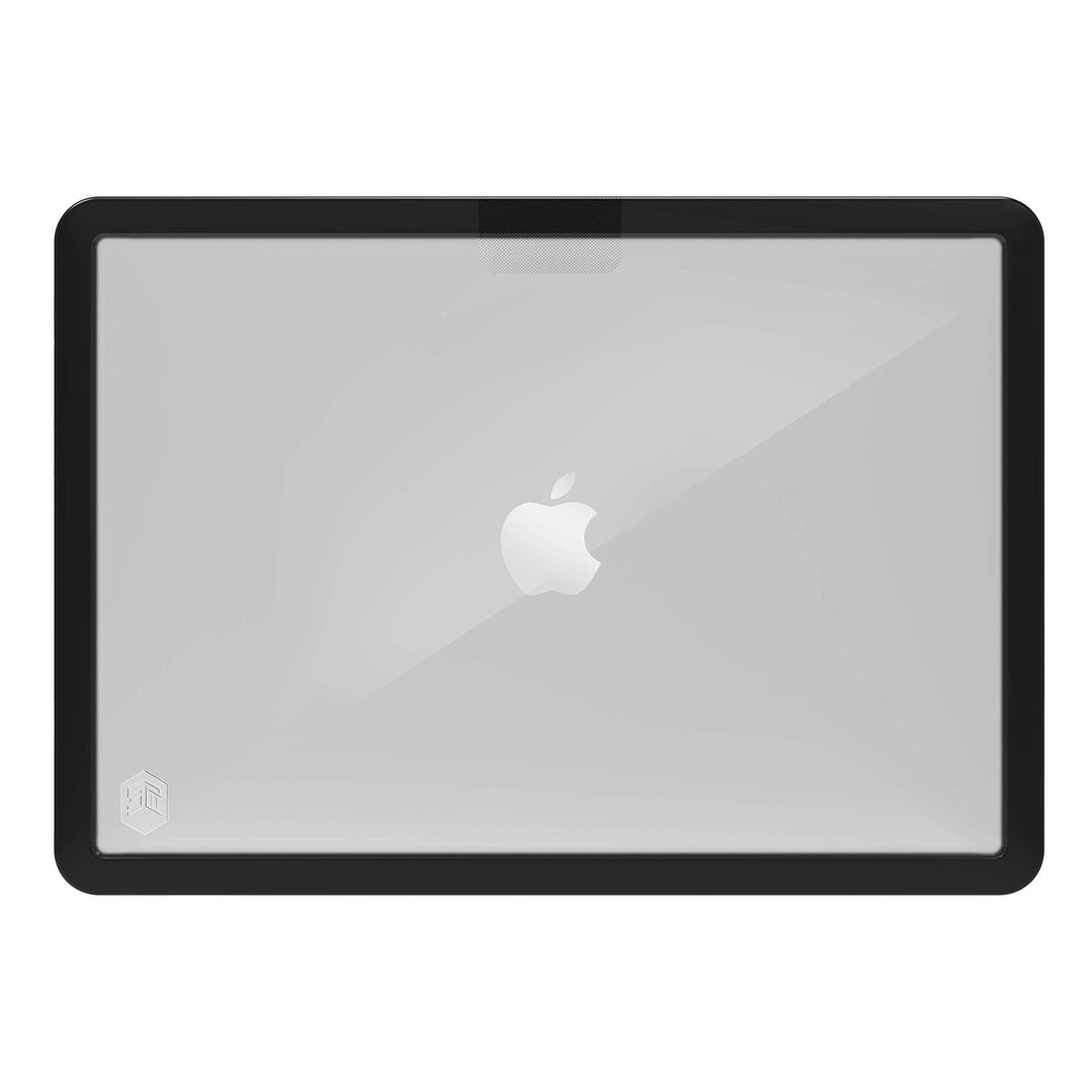 STM Bags Dux Case Schutzhülle für Apple MacBook Pro 13,3" (2019-2022) - schwarz/transparent (Transpa