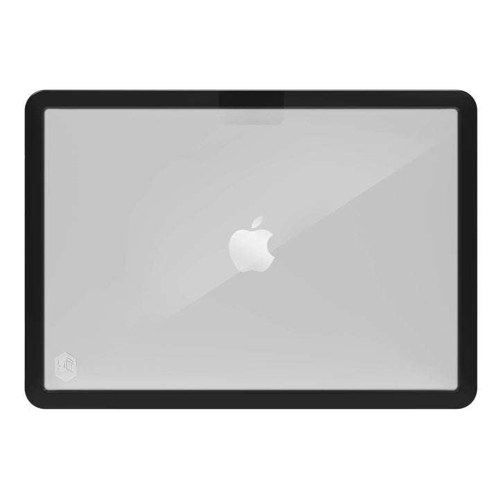 STM Bags Dux Case Schutzhülle für Apple MacBook Pro 13,3" (2019-2022) - schwarz/transparent (Transpa