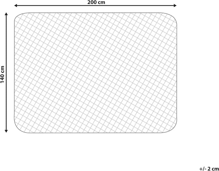 Matratzentopper mit Gummizug 140 x 200 cm Japara Baumwolle u. Mikrofaser Almanzor