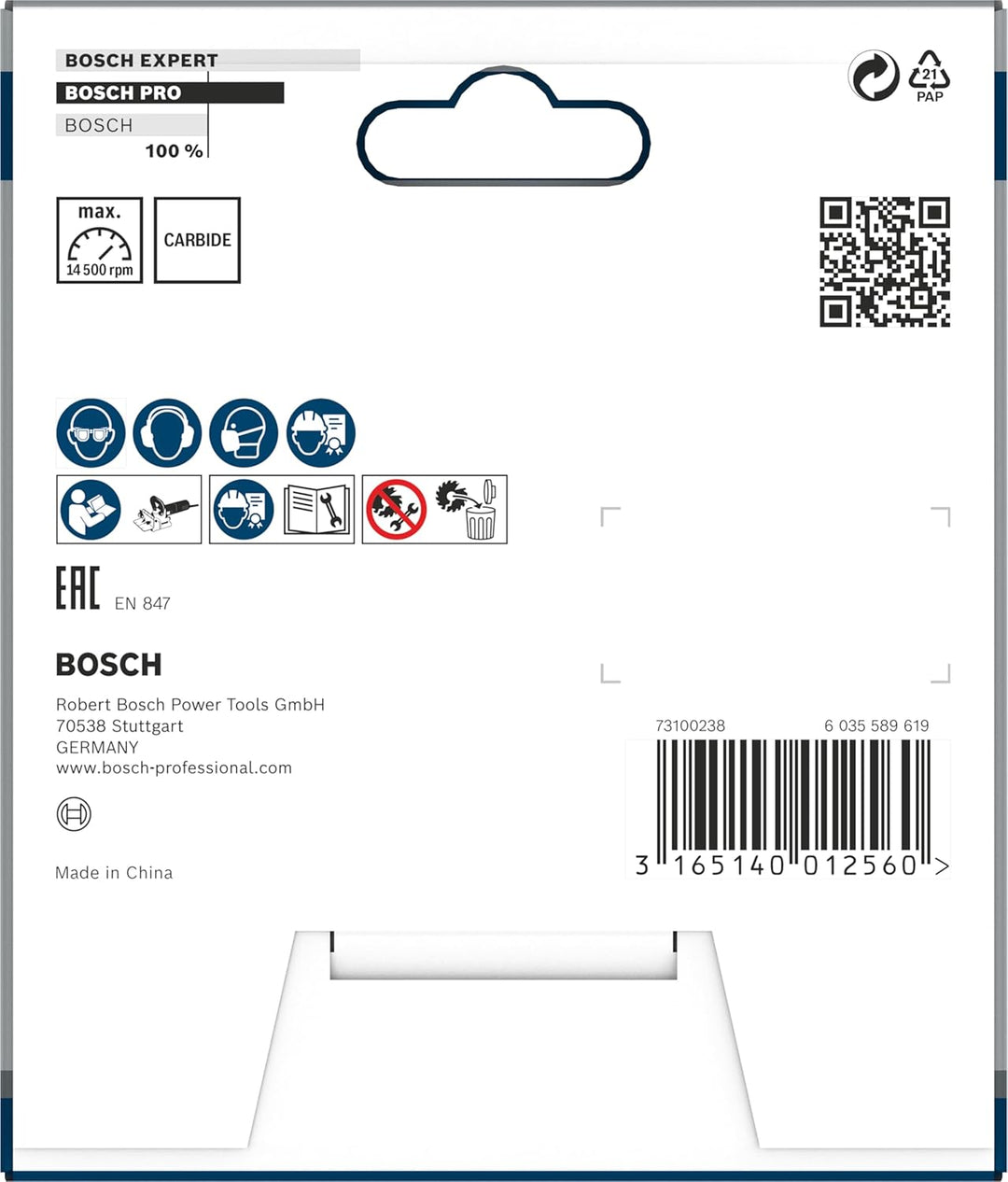 Bosch Professional Nutfr?ser 105 x 20 mm, 22 Zähne, 22 Zähne
