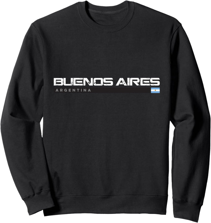 Buenos Aires Weinlese Retro Sweatshirt