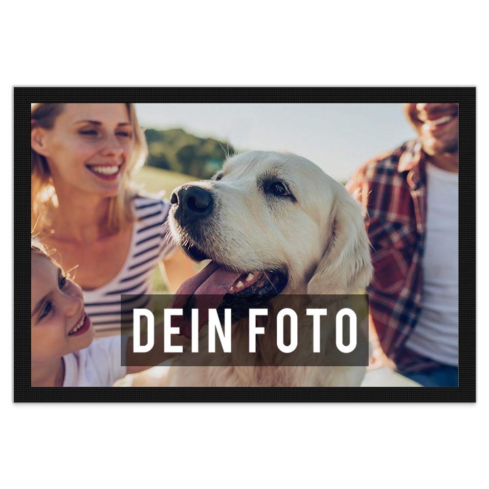 PR Print Royal Fussmatte Bedrucken mit eigenem Foto - Fussabtreter selbst gestalten - Verschiedene G