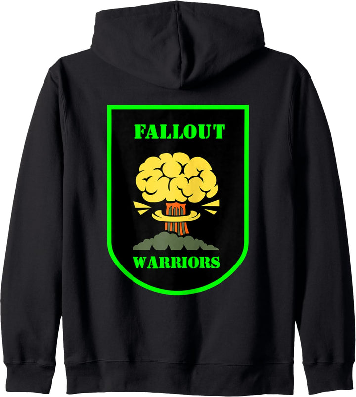 Fallout Warriors Team Kleidung Zip Hoodie Kapuzenjacke