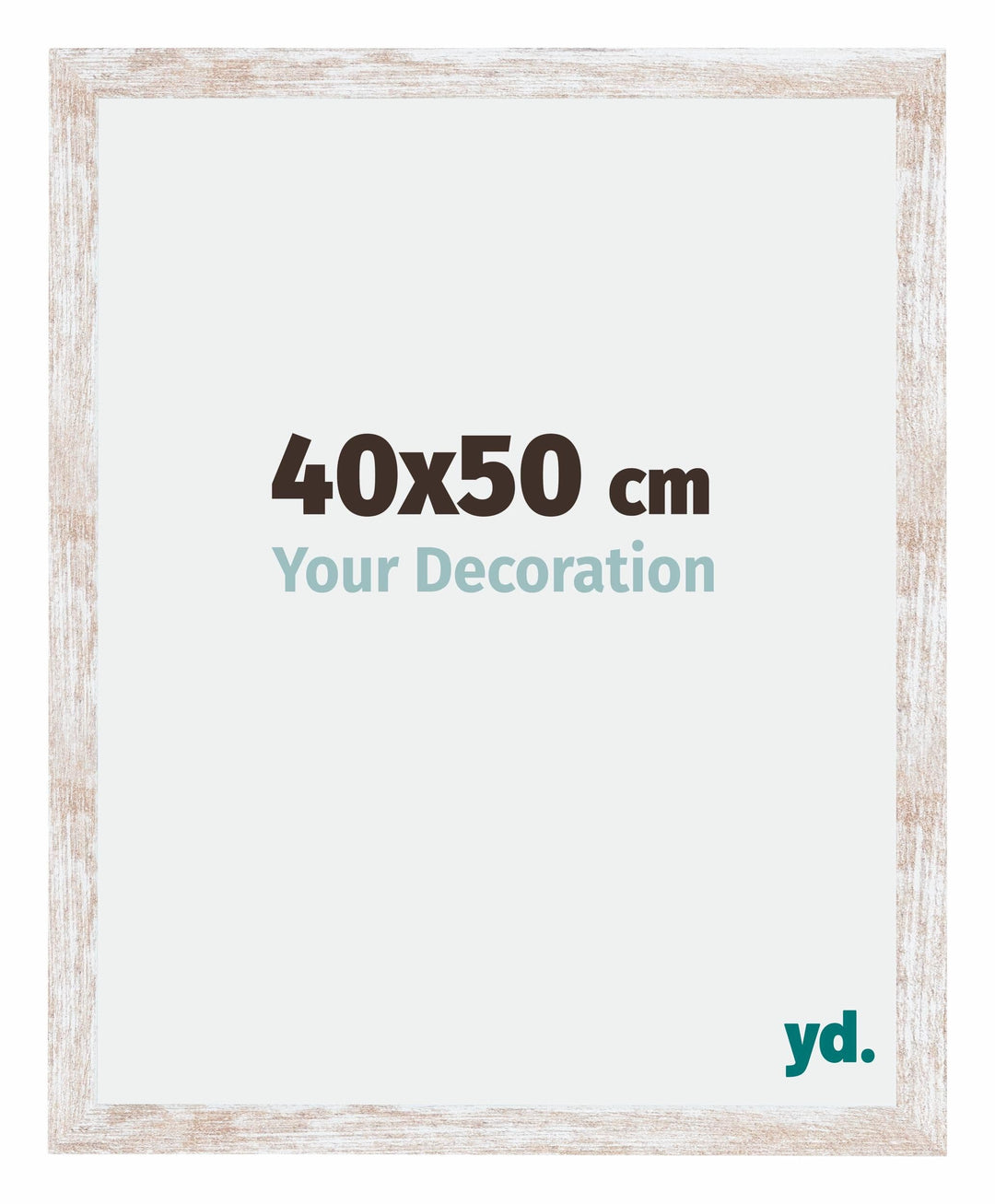 yd. Your Decoration - Bilderrahmen 40,00x50,00 cm - Bilderrahmen aus MDF mit Acrylglas - Antireflex