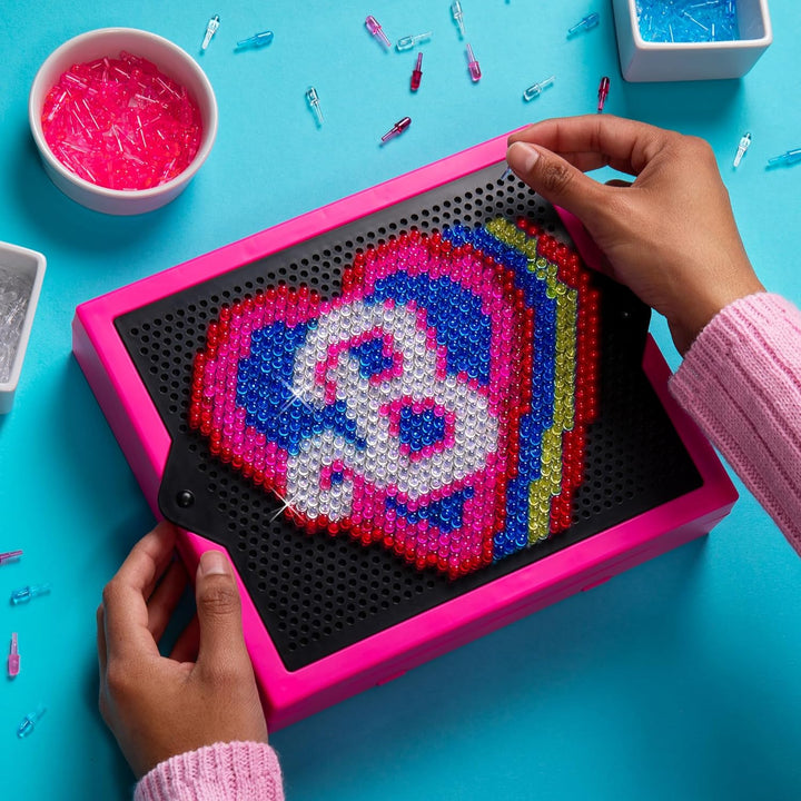 Lite Brite Super Bright HD Barbie-Edition - LED Leucht-Zeichentafel, Neon Effekt Leuchtkunst, kreati