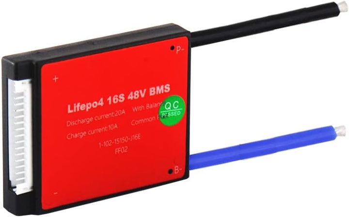 1 Stück 16S 48V 20A LiFePO4 Lithium Akku Schutzboard BMS PCB mit Balancer 16S48V, 16S48V