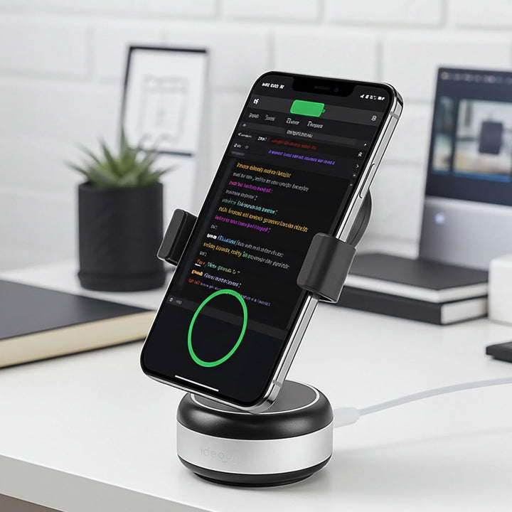 ideoon Ultra-Starker Magnetischer Smartphone-Halter mit elektrischem Vakuum-Saugnapf - Super Halt –