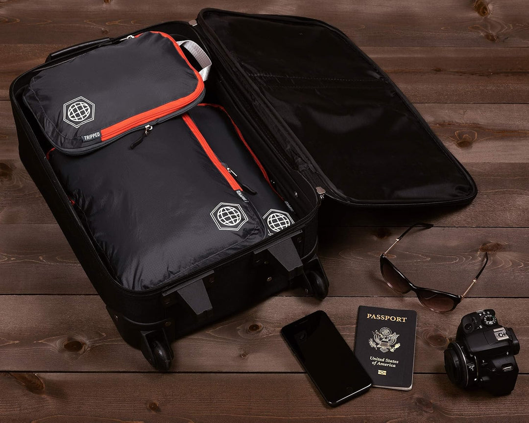 TRIPPED Travel Gear Kompression Verpackung Würfel Set für Carryon Travel-leicht dauerhaft Veranstalt