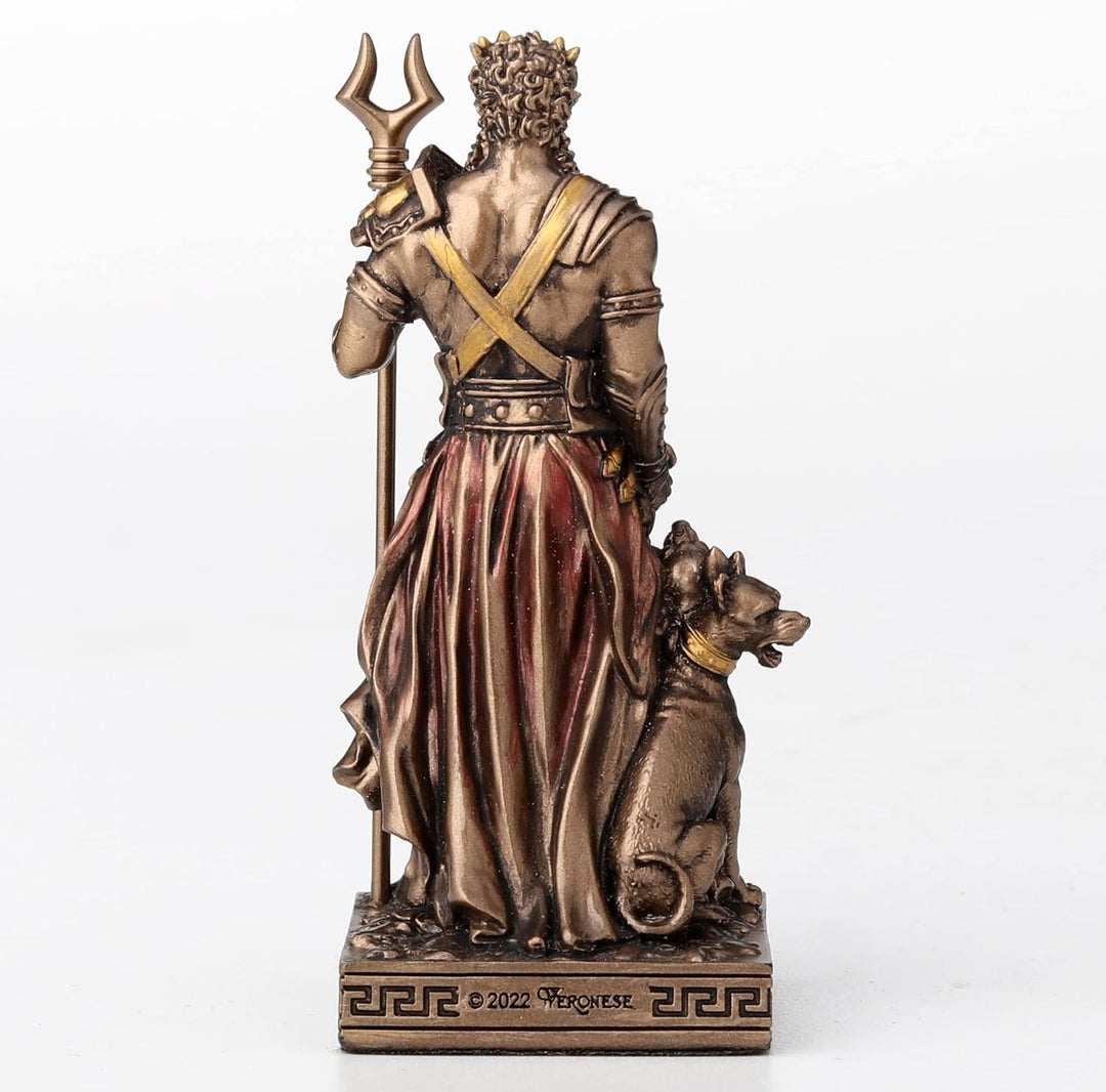 Veronese Design Griechische Götter Miniaturfigur (Hades, Bronze) Hades Bronze, Hades Bronze