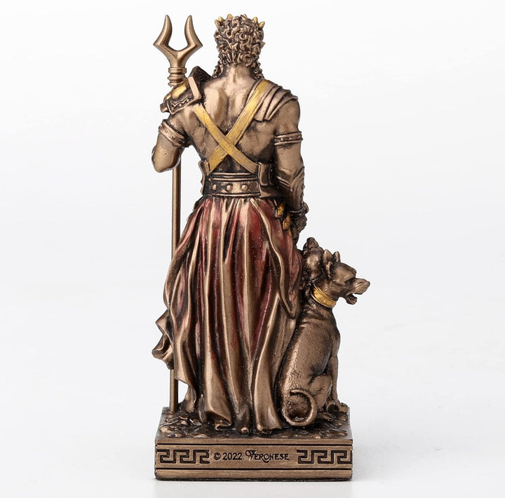 Veronese Design Griechische Götter Miniaturfigur (Hades, Bronze) Hades Bronze, Hades Bronze