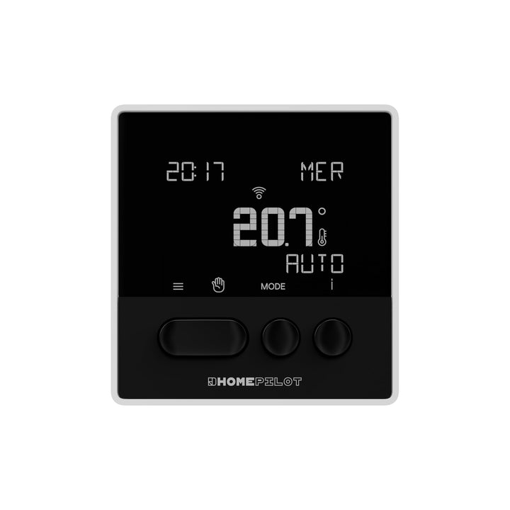 Home Pilot - Smart Thermostat Classic mit Receiver. Energie sparen | Sprachsteuerung | Programmierun