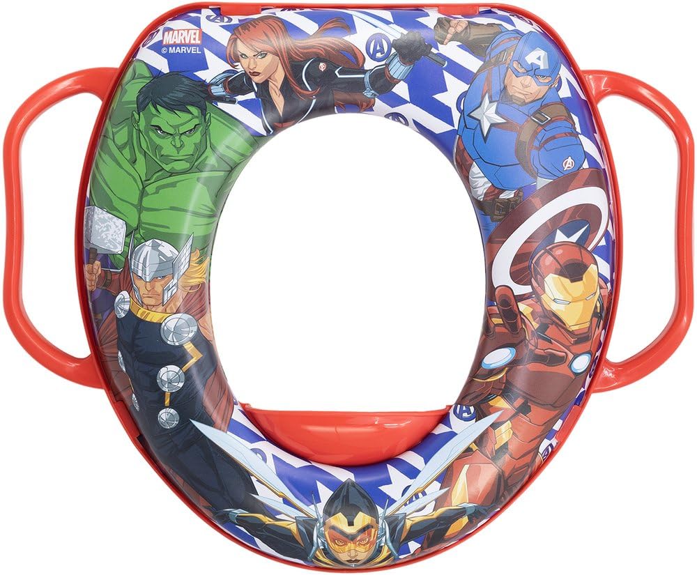 Stor Marvel Avenger Toilettenverkleinerer für Kinder, aus Kunststoff, gepolstert und wiederverwendba