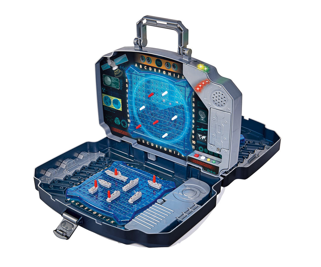 noris 606104435 Schiffe Versenken Light & Sound-Aktionsspiel für Die ganze Familie-Spielzeug ab 5