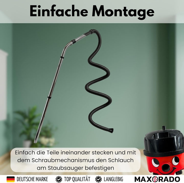 Schlauch + Staubsaugerrohr für Numatic Henry Hetty James Basil David Edward George I Staubsauger Roh