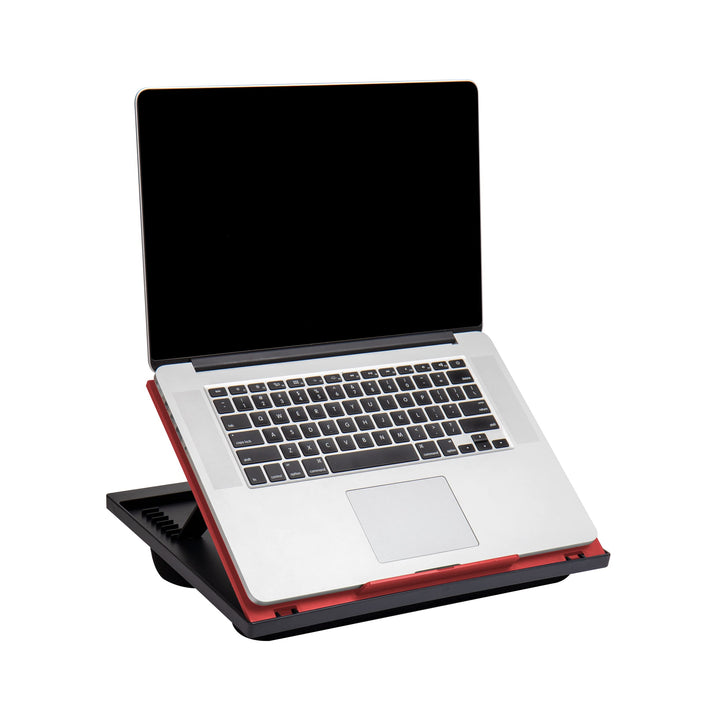 Mind Reader Laptop-Ständer, Betttablett, zusammenklappbar, Kissen, tragbar, Wohnheim, Kunststoff, 37