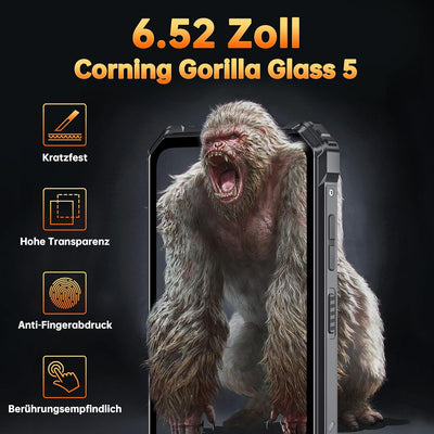 OUKITEL G1 Outdoor Handy Android 14-10600mAh 24GB+256GB Outdoor Smartphone Ohne Vertrag 6,52 Zoll 48