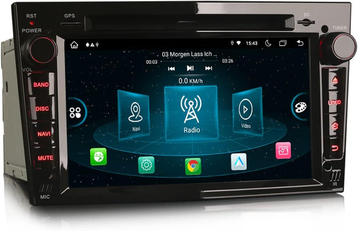 Erisin 8-Kern 4GB RAM+64GB ROM Android 12 Autoradio für Opel Vauxhall Astra H Corsa C/D Antara Zafir