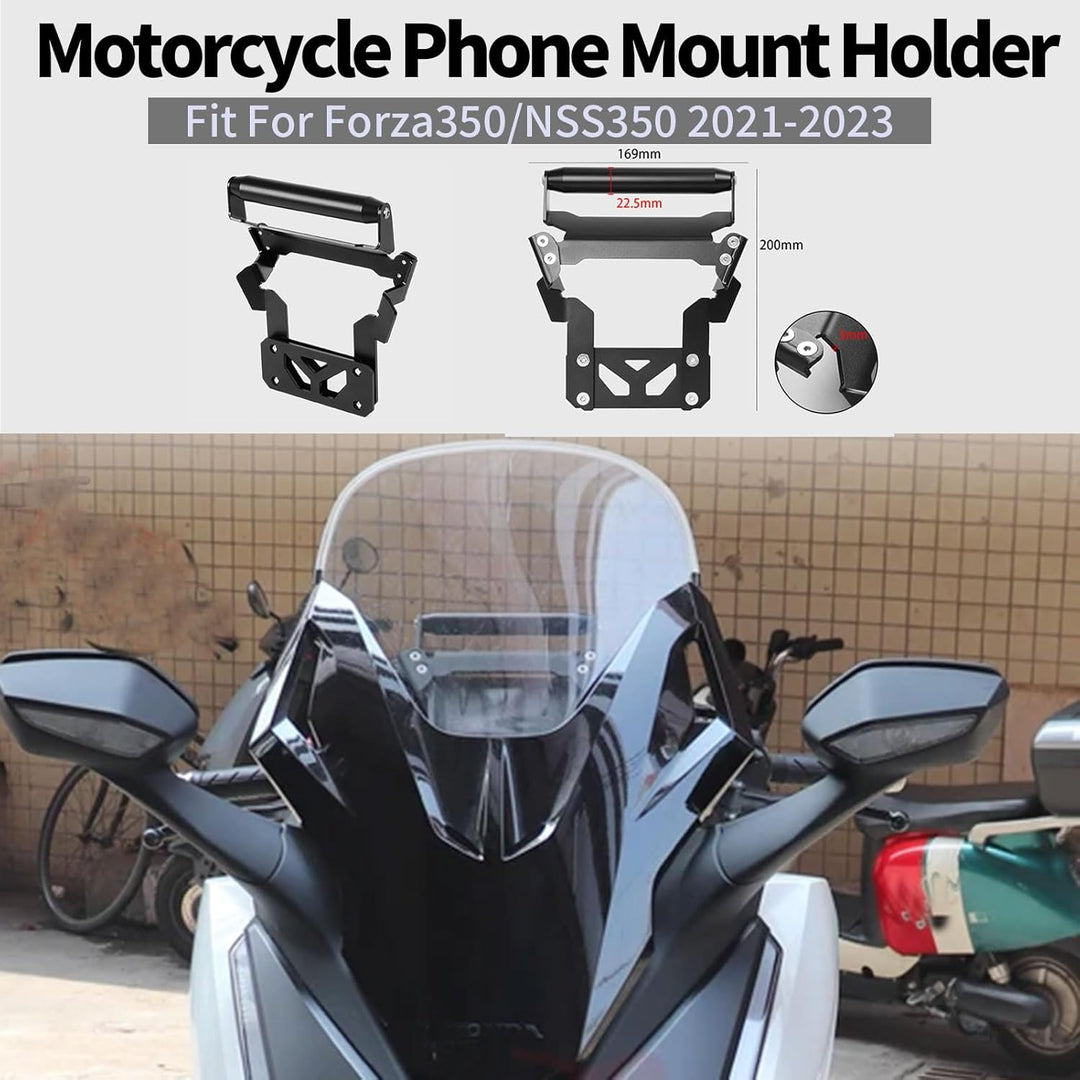 WOOGA Motorrad GPS Telefon Halter GPS Navigations Halterung für Ho&n&da Forza 350 Forza 350 Forza 35