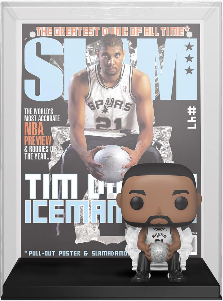 Funko Pop! NBA Cover: SLAM - Tim Duncan - Vinyl-Sammelfigur - Geschenkidee - Offizielle Handelswaren