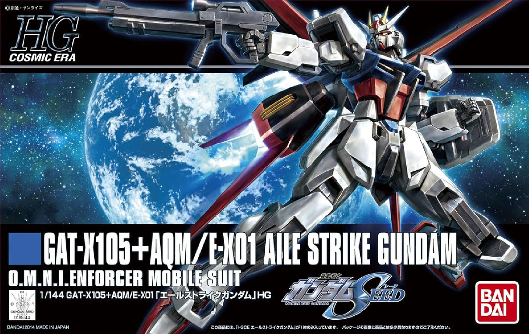 Bandai Hobby HGCE Aile Strike Gundam Model Kit (1/144 Scale)