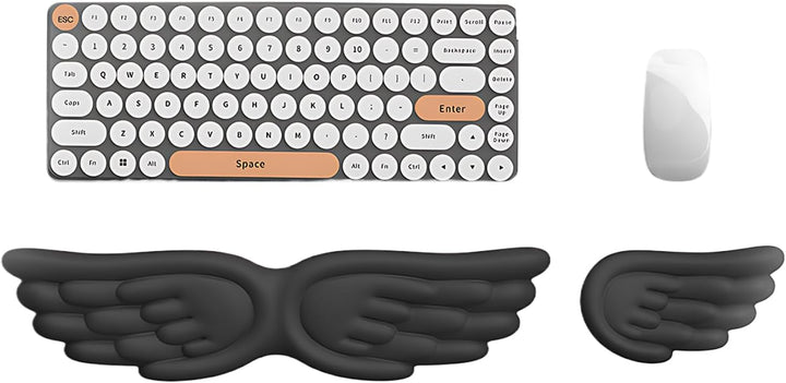 2 Stück Wolke Handballenauflage Tastatur, Handballenauflage Tastatur Maus Set, ergonomisches Handgel