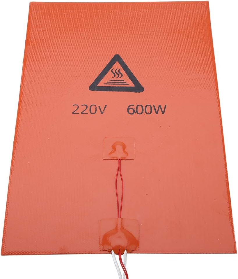 Beheiztes 3D-Pinter-Silikonbett mit Kleberücken, 3D-Druckerzubehör Hot Bed Pad, Umwandlung in hohe t
