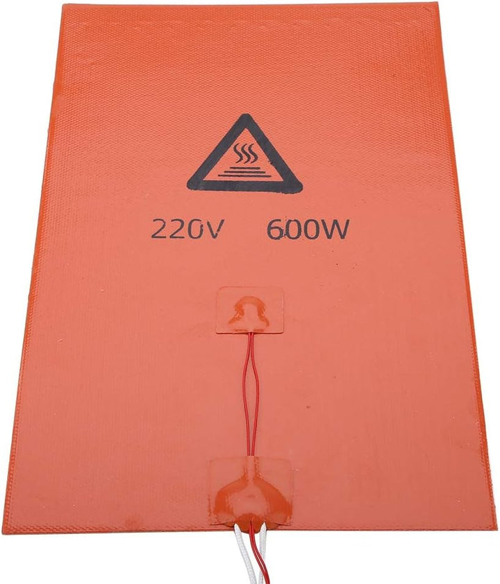 Beheiztes 3D-Pinter-Silikonbett mit Kleberücken, 3D-Druckerzubehör Hot Bed Pad, Umwandlung in hohe t