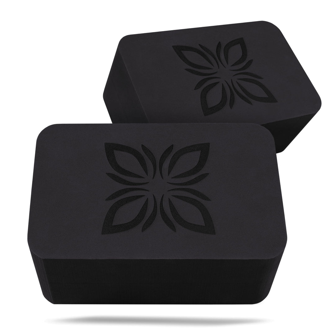 OMNANA® RAISE™ Yoga Block EVA 2er Set – Yogablock rutschfest & superleicht – Hochdichter Schaumstoff