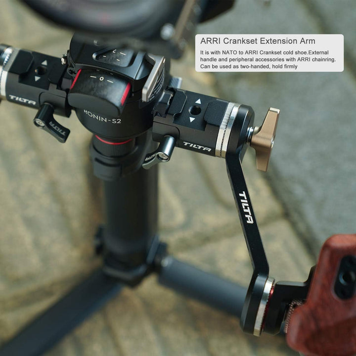 TILTA TGA-ANA Verstellbare NATO-Schienenverlängerungsarme und Rosettenhalterung Adjustable NATO Rail