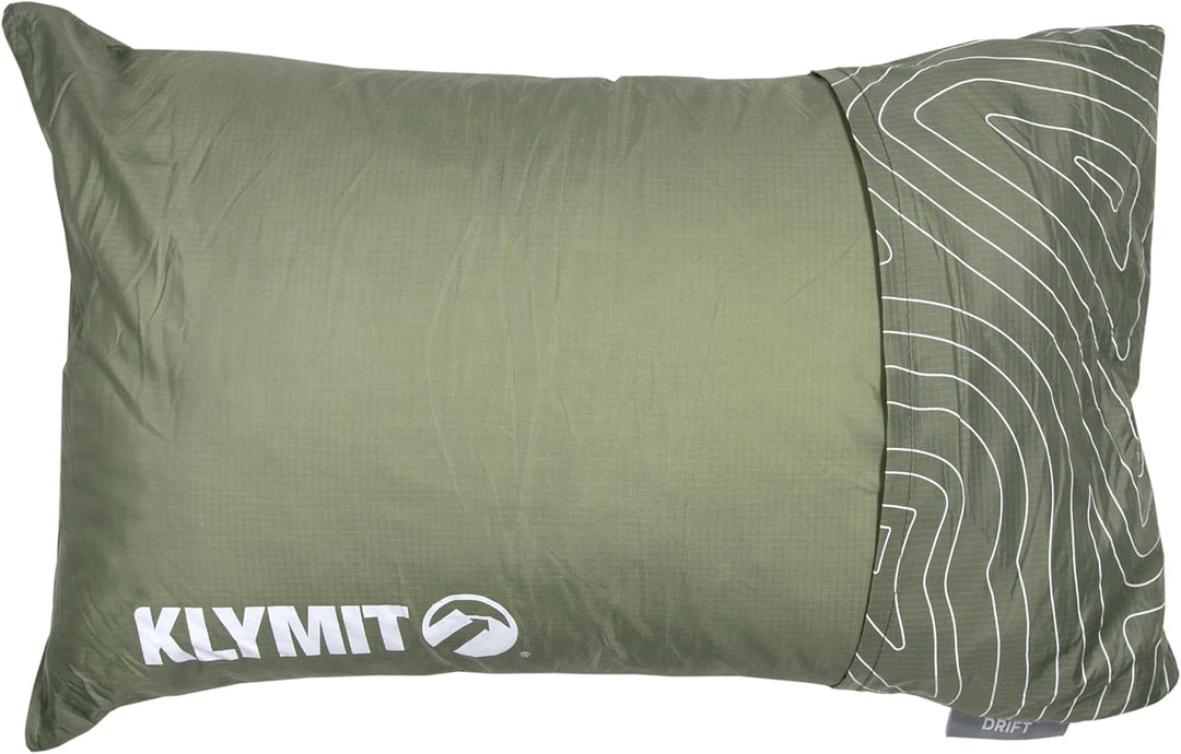 Klymit Unisex's Drift Camping Pillow, Green, Regular, Einheitsgrösse (1er Pack) Einheitsgrösse (1er