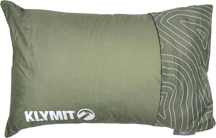 Klymit Unisex's Drift Camping Pillow, Green, Regular, Einheitsgrösse (1er Pack) Einheitsgrösse (1er