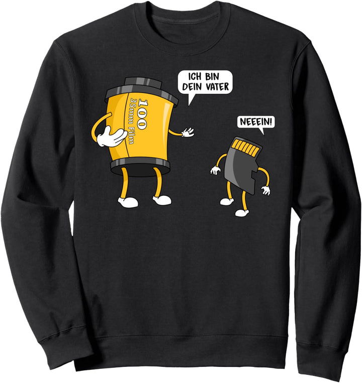 Fotograf - Fotografie Kamera Vater Sohn Sweatshirt