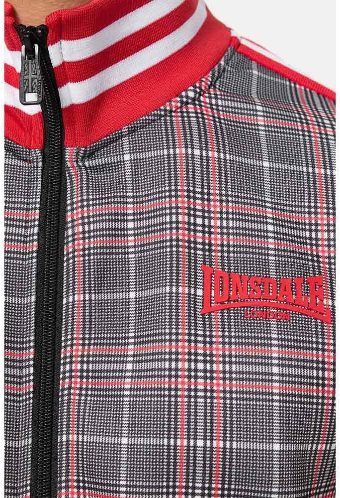 Lonsdale Herren Glatrigill Trainingsanzug XL blanco, Schwarz, rojo, XL blanco, Schwarz, rojo