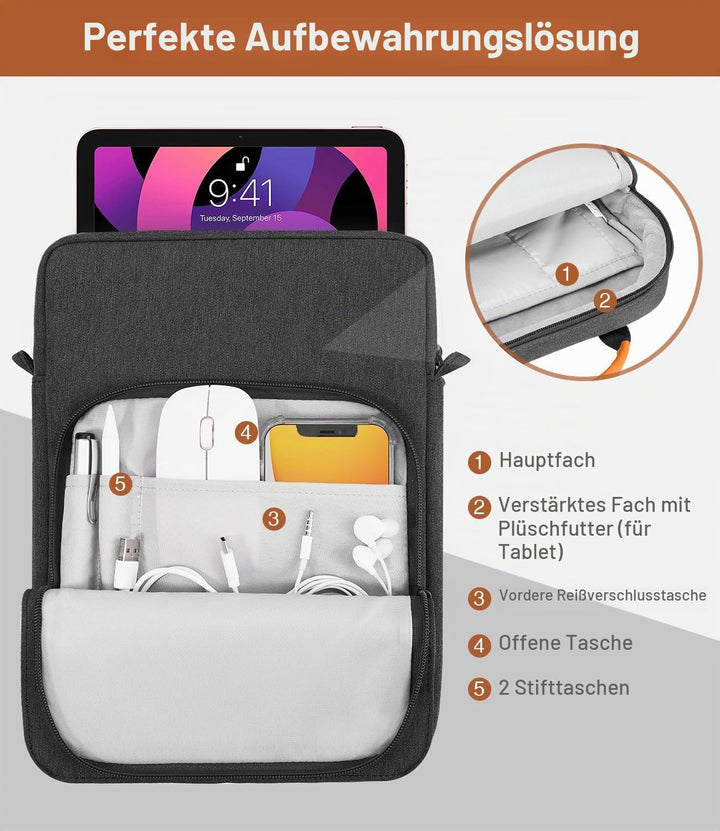 MoKo 9-11" Tablet Tasche Hülle, Tragetasche für iPad Pro 11 M2 2022-2018/iPad 10. 10,9 2022/iPad Air