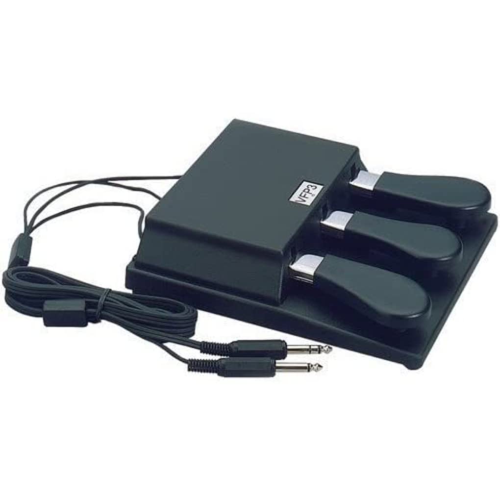 Studiologic VFP3/10 VFP-3-10 Dreifach-Pedal im Klavierstil, offene Polarität, VFP-3-10 Dreifach-Peda