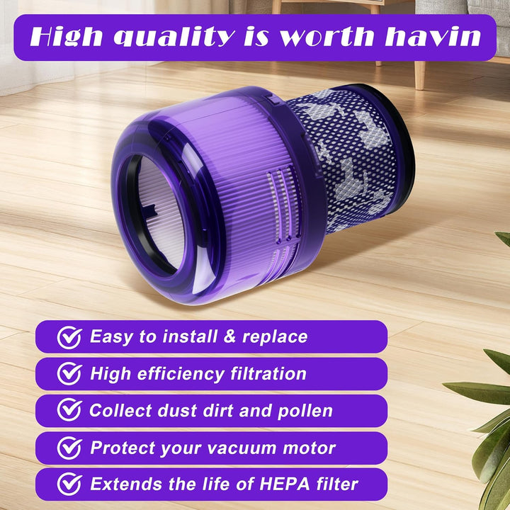 4 Stück für Dyson V11 filter, Kompatibel mit für Dyson filter, für Dyson V15, SV14, SV17, SV22, für