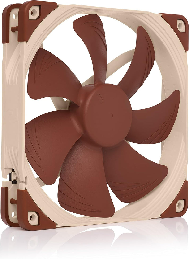 Noctua NF-A14 FLX, Leiser Premium-Lüfter, 3-Pin (140mm, Braun)