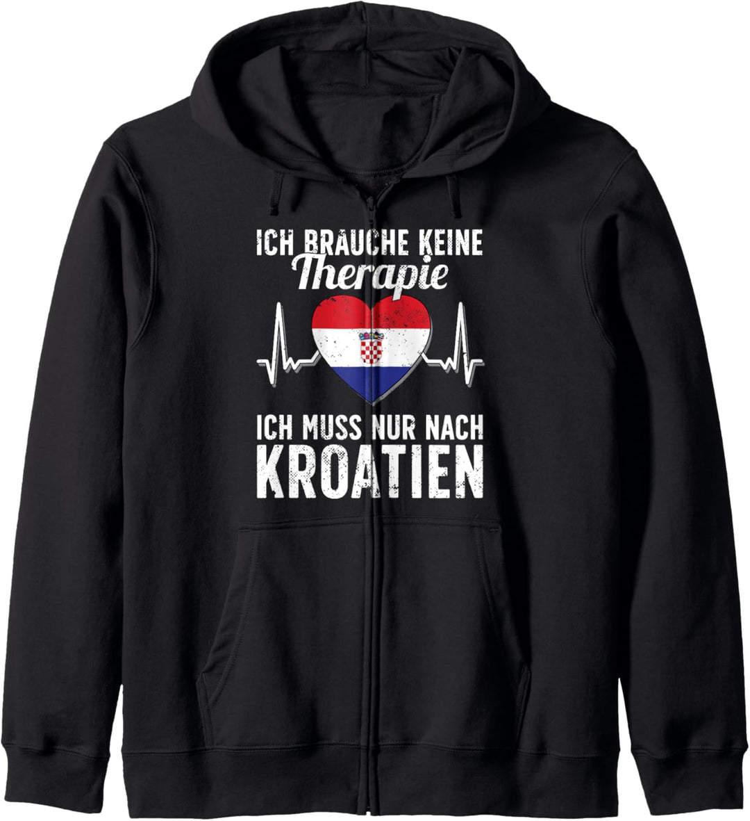 Kroatische Flagge I Kroatien Urlaub I Kroatien Kapuzenjacke