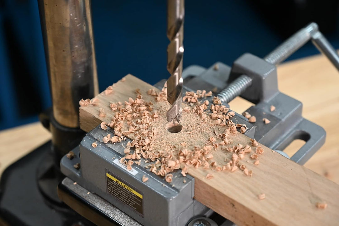 Century Drill & Tool 37248 Fraktionelle HSS Brad Point Holz-Bits, 1,27 cm, reduzierter Schaft 3/4" R