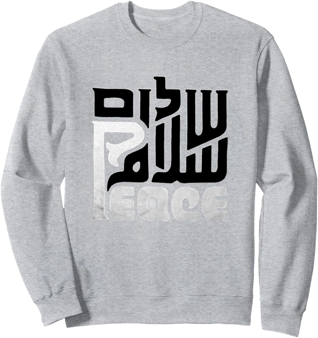 Frieden in drei Sprachen Sweatshirt