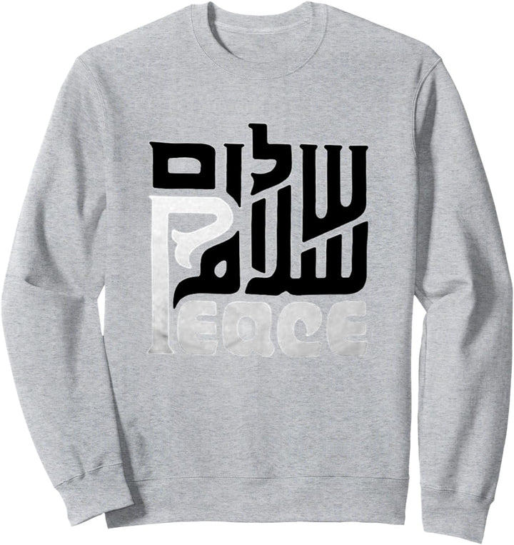 Frieden in drei Sprachen Sweatshirt