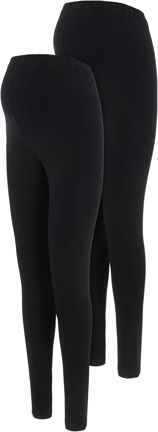 MAMALICIOUS Mama Licious Female Leggings Slim Fit Hohe Taille Leggings S Schwarz, S Schwarz