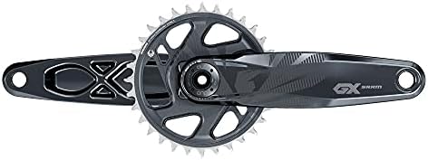 Sram Unisex – Erwachsene Krg Gx Eagle Dub Kurbelgarnitur, Schwarz, One Size