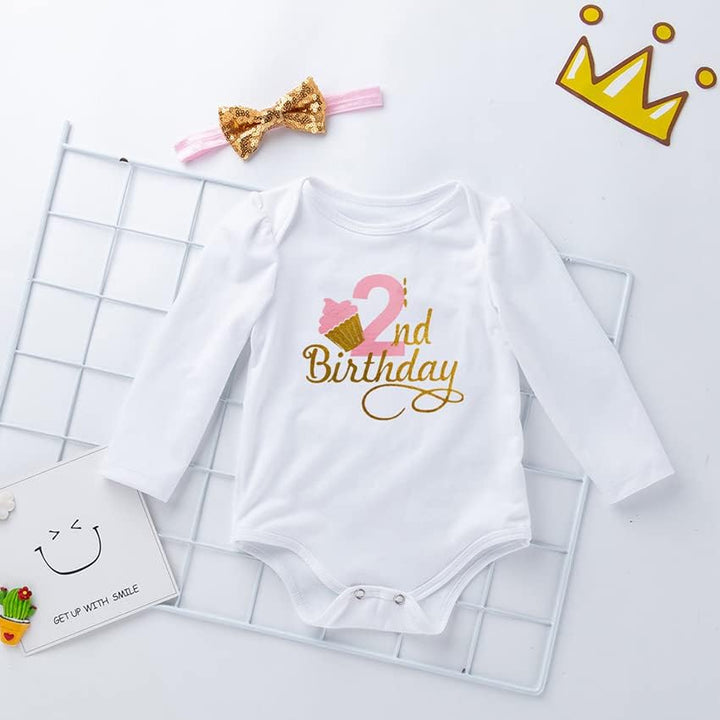 UUAISSO Baby Mädchen Mein 1. Geburtstag Outfits Kurzarm Cake Smash Rock Pailletten Tutu Prinzessin K