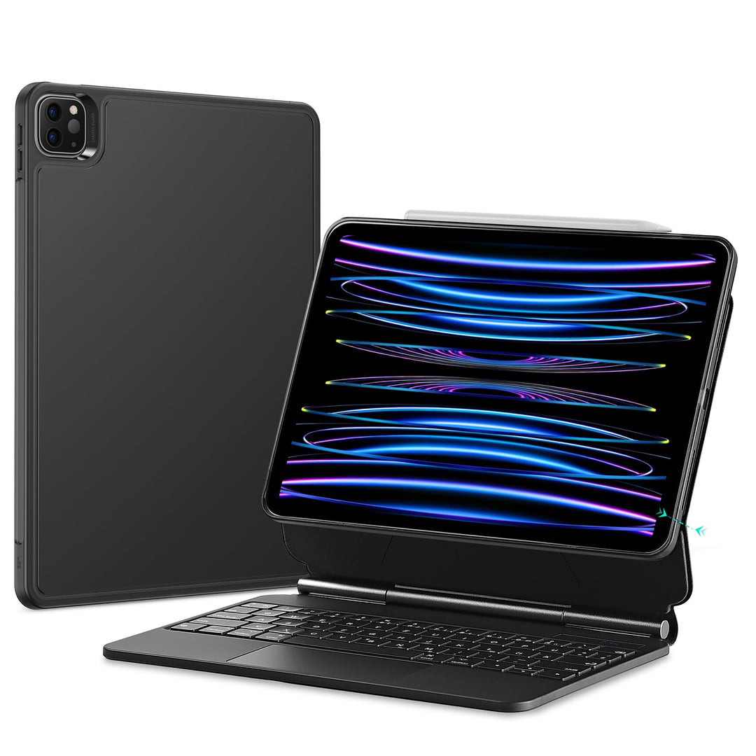 ESR für iPad Air 11" (M4/M3/M2)/Pro 11" Hülle mit Tastatur | für iPad Air 5/4. Gen, Sicherer Magnetv