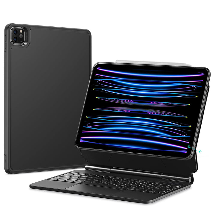 ESR für iPad Air 11" (M4/M3/M2)/Pro 11" Hülle mit Tastatur | für iPad Air 5/4. Gen, Sicherer Magnetv