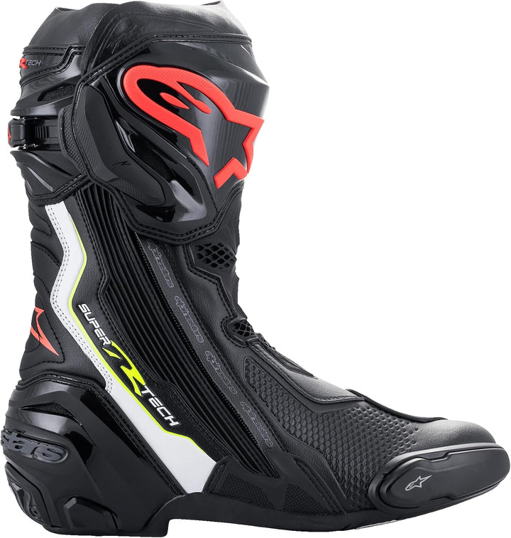 Alpinestars Unisex MotorradssMotorradstiefel 41 EU Schwarz Gelb Rot, 41 EU Schwarz Gelb Rot