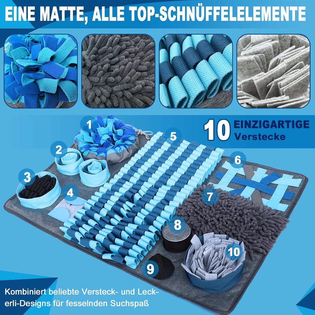 Schnüffelteppich Hund XXL, Schnüffelmatte Hund Extra Grosse &amp; Waschbar Schnüffelteppich für Hunde Tr